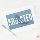 Angeblich zum Aufstehen Paddeln Rechteckiger Aufkleber (Umschlag)