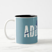 Angeblich zum Aufstehen Paddeln Zweifarbige Tasse (Links)