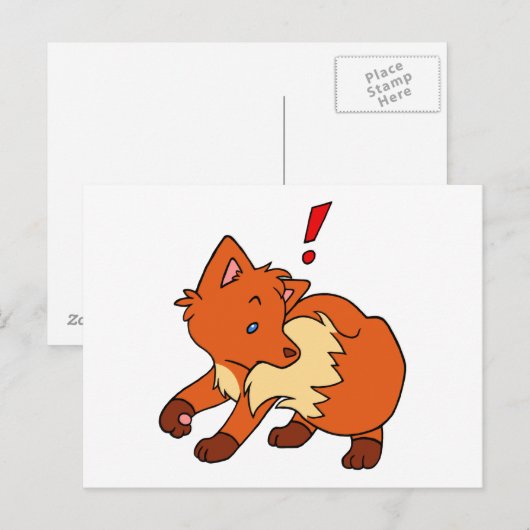 Angeblicher Fox Postkarte (Vorne/Hinten)