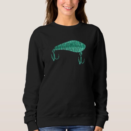 Angeblicher Köder Teal Sweatshirt (Vorderseite)