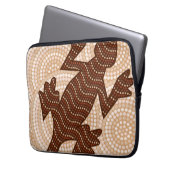 Angeborene Eidechsenpunktion Laptopschutzhülle (Vorderseite Links)