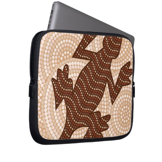 Angeborene Eidechsenpunktion Laptopschutzhülle (Vorne Rechts)