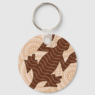 Angeborene Eidechsenpunktion Schlüsselanhänger