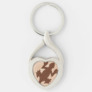 Angeborene Eidechsenpunktion Schlüsselanhänger