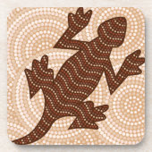 Angeborene Eidechsenpunktion Untersetzer (Vorderseite)