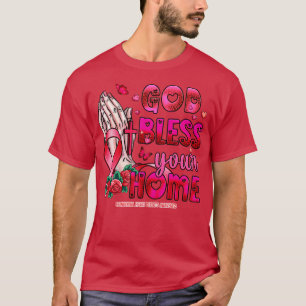 Angeborene Herzfehler Bewusstsein Gott segne Glaub T-Shirt