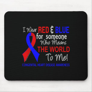 Angeborene Herzkrankheit Chd Bedeutet Welt Für Mic Mousepad
