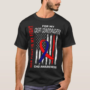 Angeborene Herzkrankheit CHD-Bewusstsein Ur-Enkeli T-Shirt