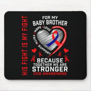 Angeborenes Herz Bewusstsein Baby Bruder Krieger H Mousepad