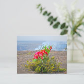 Angebot an Pele, Hawaiianische Vulkangöttin Postkarte (Stehend Vorderseite)