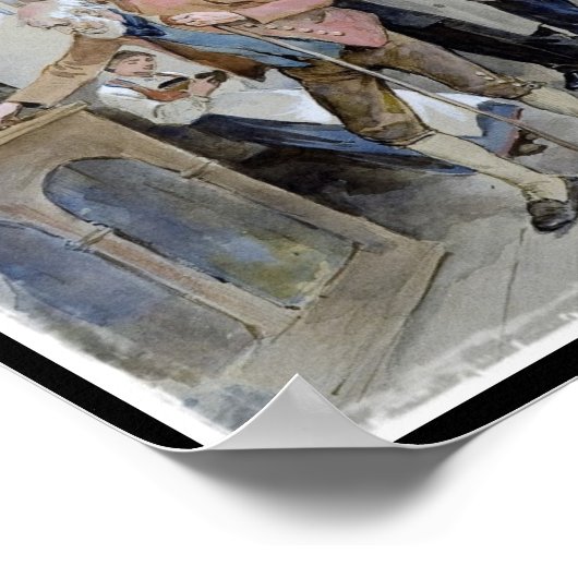 Angebot der Kirche Poster (Ecke)