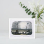 Angebot der Mandan Amerikanische Ureinwohner, Plat Postkarte (Stehend Vorderseite)