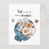 Angebot fallen feiertagspostkarte (Vorderseite)