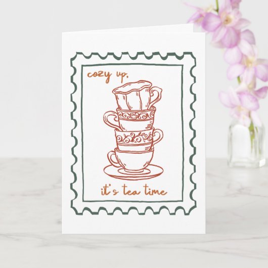 Angebot fallen karte (Orchidee)