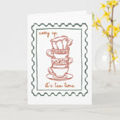 Angebot fallen karte (Gelbe Blume)