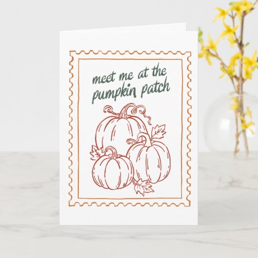 Angebot fallen karte (Gelbe Blume)