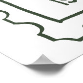 Angebot fallen poster (Ecke)