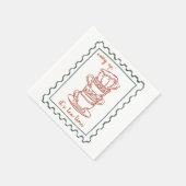 Angebot fallen serviette (Ecke)