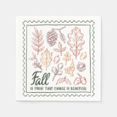 Angebot fallen serviette (Vorderseite)