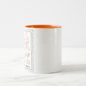 Angebot fallen zweifarbige tasse (Mittel)