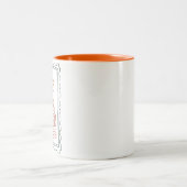 Angebot fallen zweifarbige tasse (Mittel)