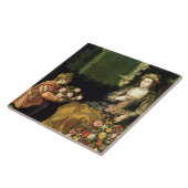 Angebot Flora, 1627 (Öl auf Leinwand) Fliese (Seite)