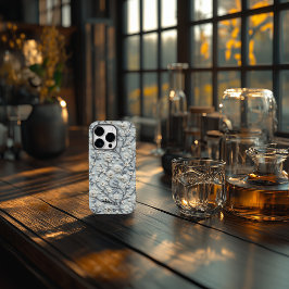 Angebot für Blauer und Weiß, bestickt mit Blumenbe Case-Mate iPhone 14 Pro Hülle