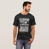 Angebot für den Betreiber schwerer Geräte T-Shirt (Vorne ganz)