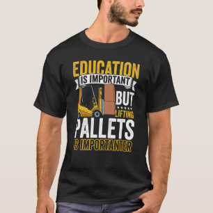 Angebot für den Gabelstaplerfahrer eines zertifizi T-Shirt