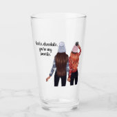Angebot für die besten Freunde Glas (Vorderseite)