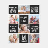 Angebot für Fotosammlungen Fleecedecke (Vorderseite)