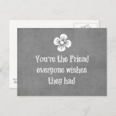 Angebot für Freunde Postkarte (Vorne/Hinten)