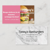 Angebot für Hamburger Lieferermäßigung Visitenkarte (Vorne/Hinten)
