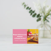 Angebot für Hamburger Lieferermäßigung Visitenkarte (Stehend Vorderseite)