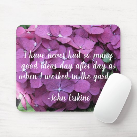 Angebot für Hydrangeas-Gartenbau Mousepad (Mit Mouse)