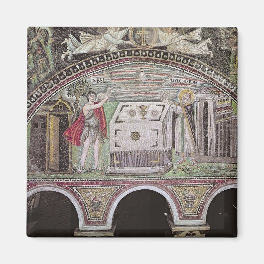 Angebot von Abel und Melchisedech im Altar Magnet (Vorne)