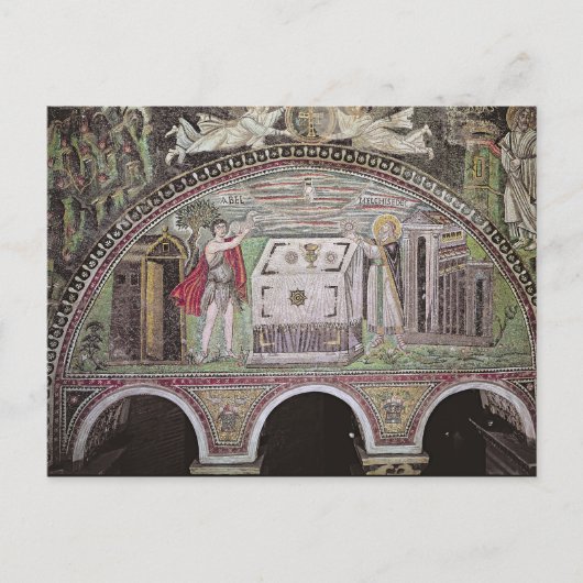 Angebot von Abel und Melchisedech im Altar Postkarte (Vorderseite)