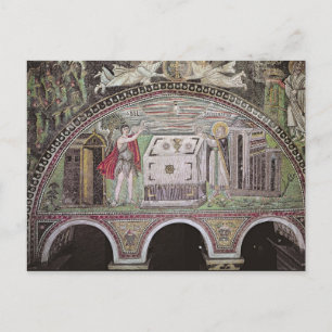 Angebot von Abel und Melchisedech im Altar Postkarte
