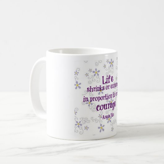 Angebot von Courage Nin Kaffeetasse (Vorderseite Links)