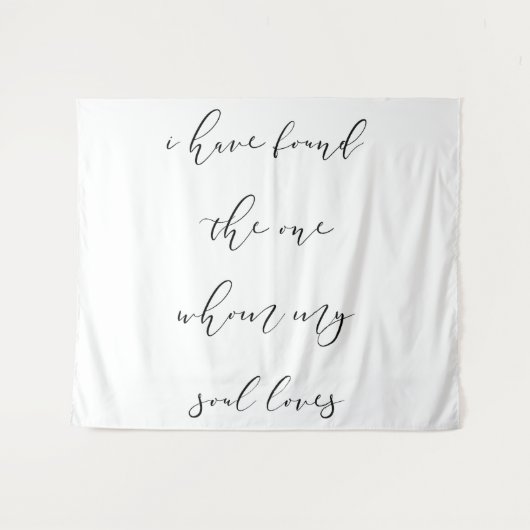 Angebot zum Hochzeitstag Wandteppich (Vorderseite (Horizontal))