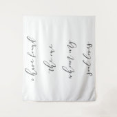 Angebot zum Hochzeitstag Wandteppich (Vorderseite)