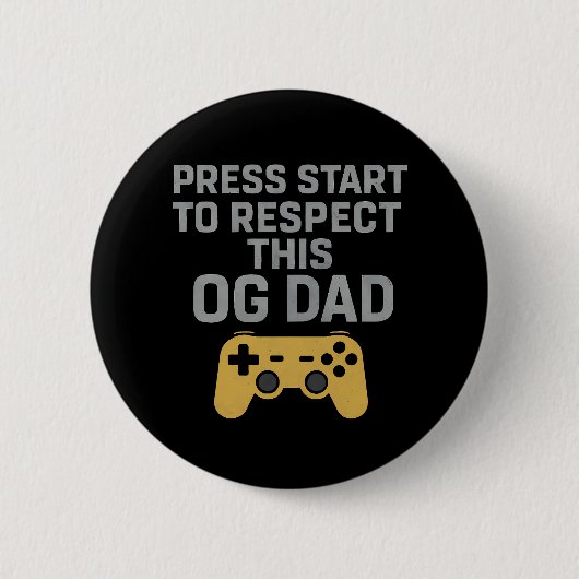 Angebot zum Respekt von Retro-Gamer-Vätern Button (Vorderseite)
