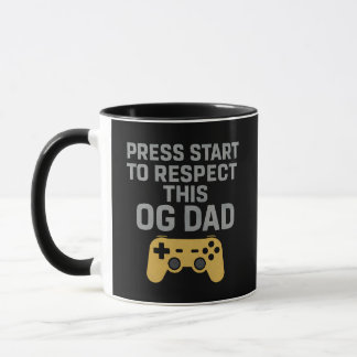 Angebot zum Respekt von Retro-Gamer-Vätern Tasse