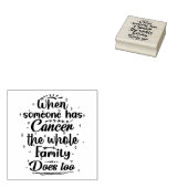 Angebot zur Krebsunterstützung Gummistempel (Stempel)