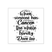 Angebot zur Krebsunterstützung Gummistempel (Prägung)