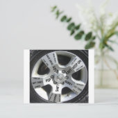 Angebote für Autoverliebhaber Postkarte (Stehend Vorderseite)