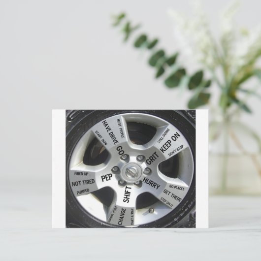 Angebote für Autoverliebhaber Postkarte (Stehend Vorderseite)