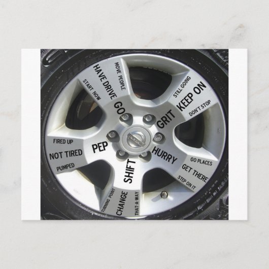 Angebote für Autoverliebhaber Postkarte (Vorderseite)