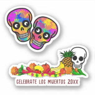 Angebote für Dia de Los Muertos Aufkleber