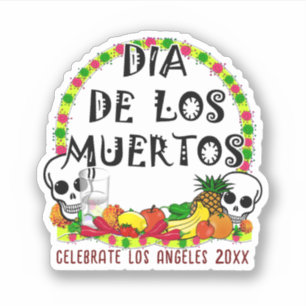 Angebote für Dia de Los Muertos Aufkleber